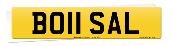 Registration number BO11 SAL